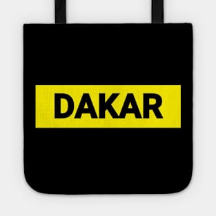 Dakar Jaune Noir Tote