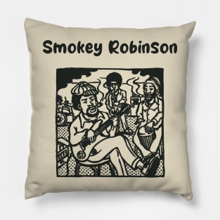 smokey ll reggae jaming Pillow