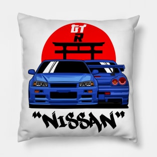 R34 JDM - japan car Pillow