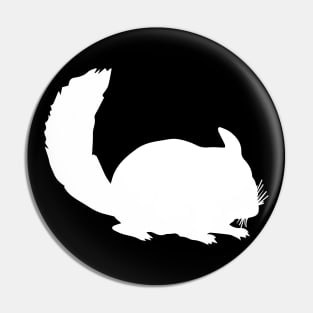 Chinchilla Silhouette Pin