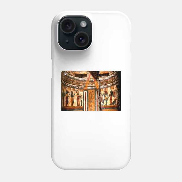 Detail of a sarcophagus Phone Case by annalisa56