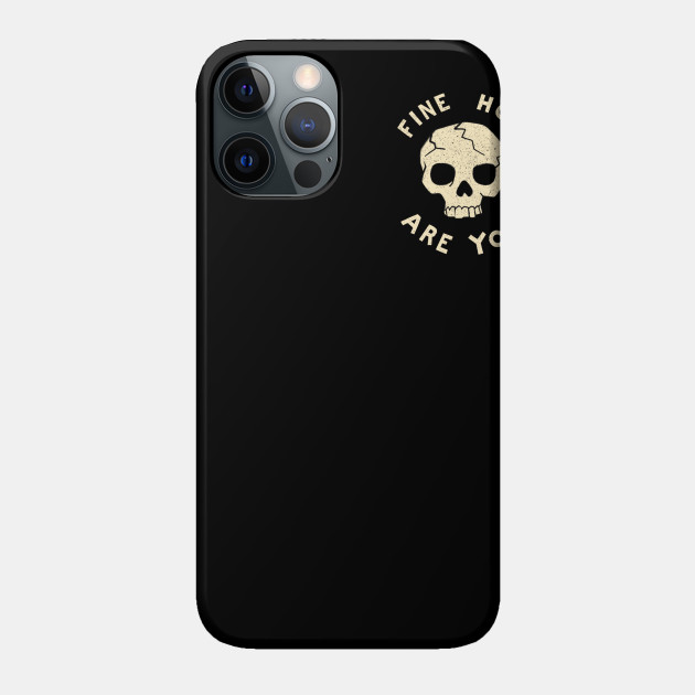 small skull - Skull - Phone Case