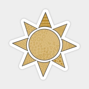 Patterned Sun Magnet