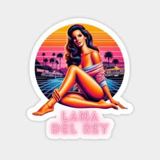 Lana Del Rey - Sunset Strip Magnet