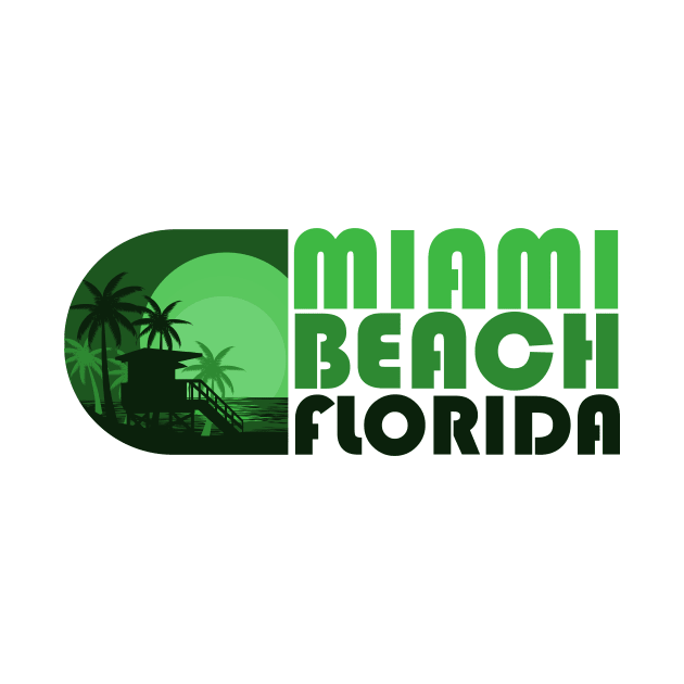 Miami Beach Florida by SM Shirts