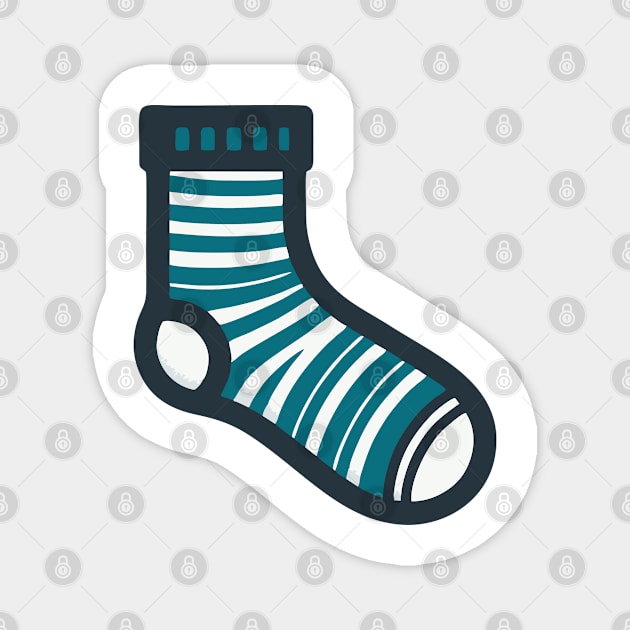 national sock day Magnet by artoriaa