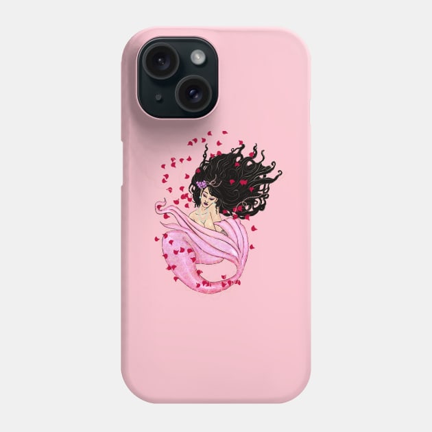 Sulking Siren Phone Case by Gothic Heart Chic