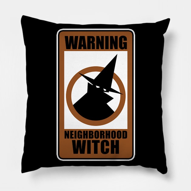 Neighborhood Witch Pillow by MondoDellamorto