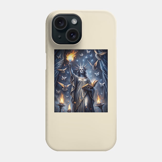 The Statue of Liberty Phone Case by Rashcek