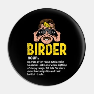 Birder Definition Pin