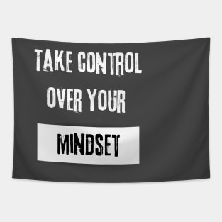 Take Control over Your Mindset Voice Motivational T-Shirt - Enjoy Life! Tapestry