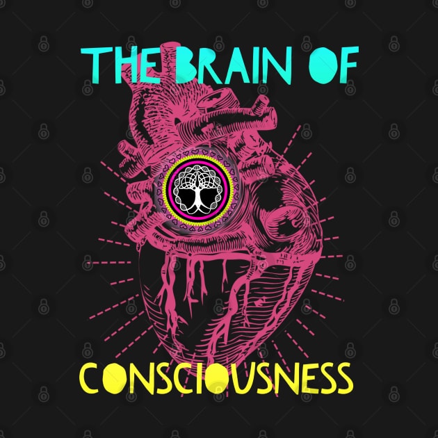 Brain of Consciousness Living From The Heart Tree of Life 5D Ascension Graphic by ShiftAltParadigm