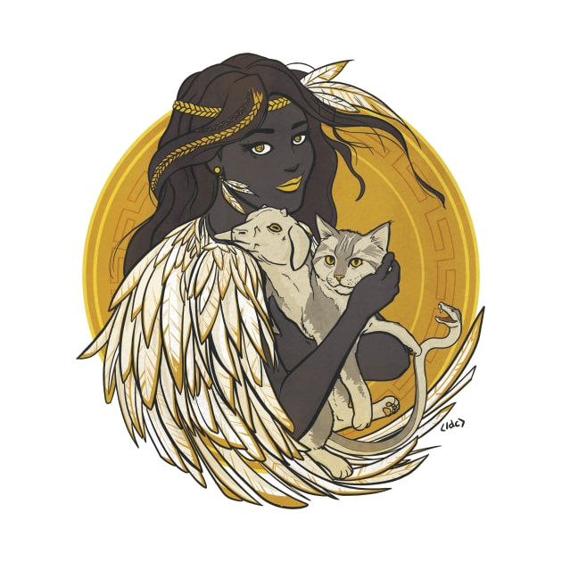 Harpy & Chimera - Greek Mythology by dcamorlinga