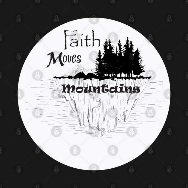 Faith Can Move Mountains White by CandD