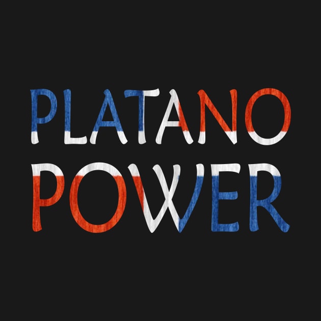 Platano Power Dominican Republic Flag by Nirvanibex