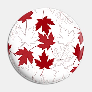 Red leaves Pin