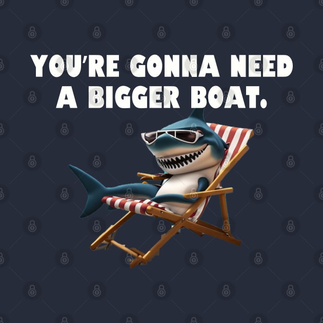 You're gonna need a bigger boat. by Among the Leaves Apparel