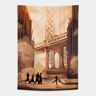 Once Upon a Time in America Illustration Tapestry