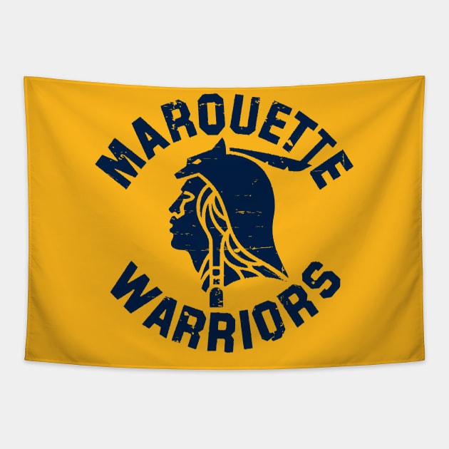 Marquette Warriors Navy Tapestry by wifecta