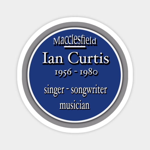 Ian Curtis Magnet by Coppack