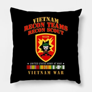 Recon Teams - Recon Scout  - Vietnam War w VN SVC Pillow