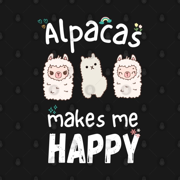 Alpaca makes me happy by XYDstore