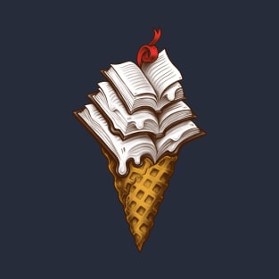 Ice Cream Books T-Shirt