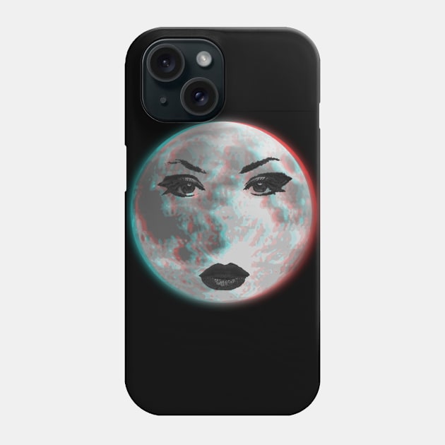 The Lady in the Moon Phone Case by ValinaMoonCreations