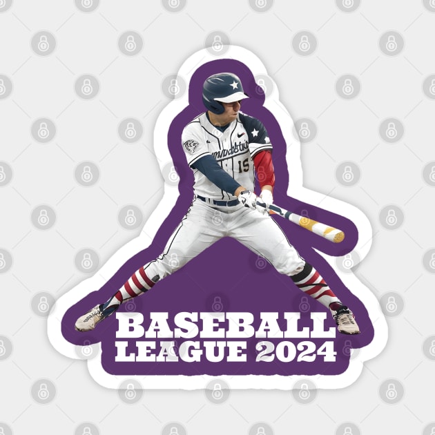 College Baseball Magnet by Noshiyn