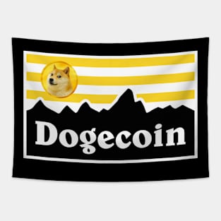 Dogecoin to the Moon Tapestry