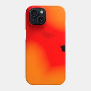 red yellow orange abstract texture Phone Case