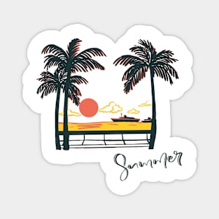 Summer time Magnet