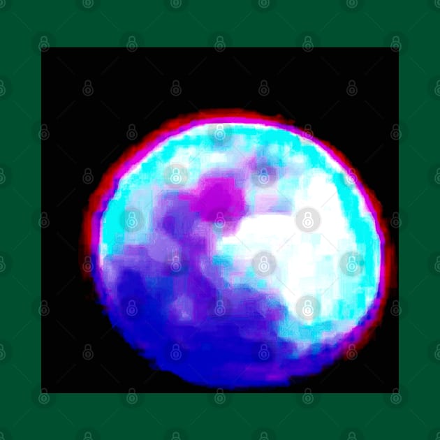 Pixel Moon by ZenEva Designs 