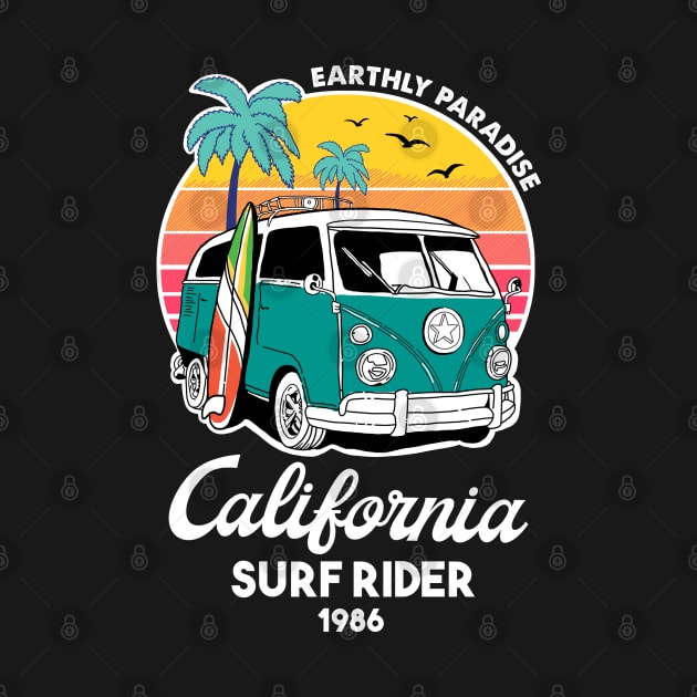 California Surf Rider 1986 by SuperrSunday