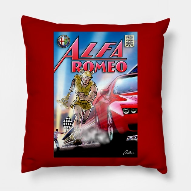 Alfa Romeo Pillow by ArlenSchumer