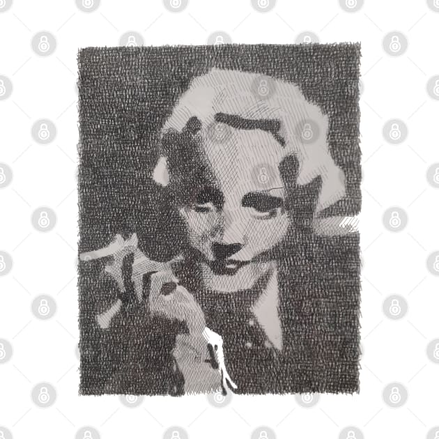 Marlene Dietrich by TenomonMalke