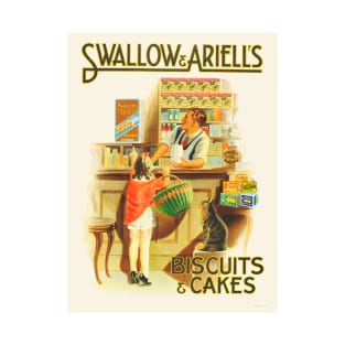 Biscuits and Cakes Vintage Advertising Poster T-Shirt