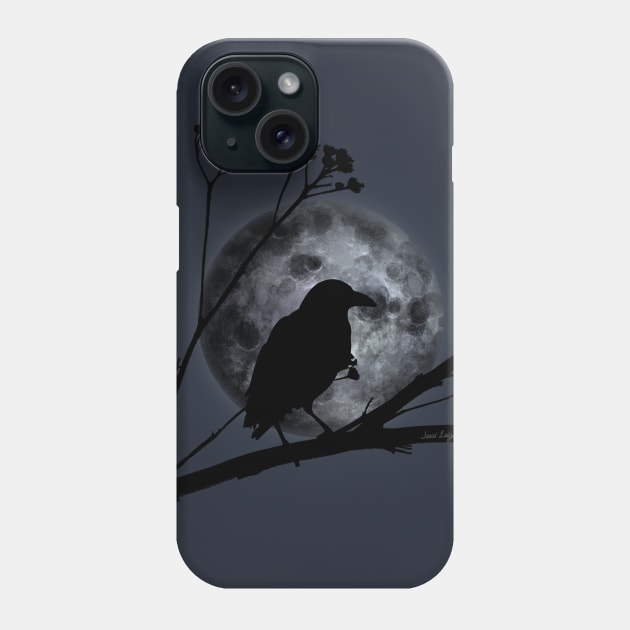 Crow Moon Phone Case by JessiLeigh