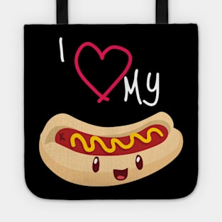 I love my hot dog Tote