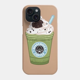 Sharkbucks Frappucino // Matcha Green Sea Turtle Frappe Phone Case