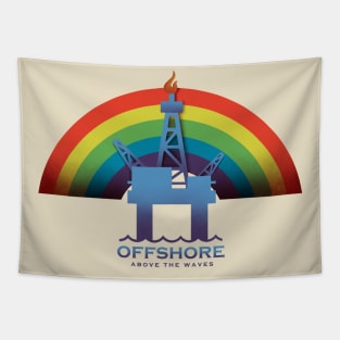 Offshore rainbow Tapestry