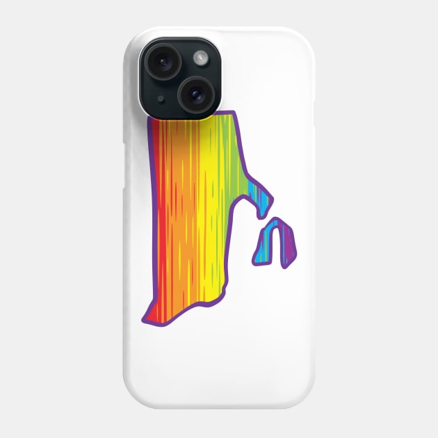 Rhode Island Pride Phone Case by Manfish Inc.