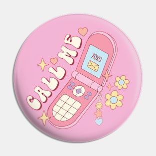 Call Me Baby Valentines Day Pin