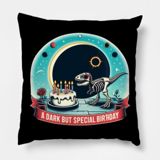 birthday in solar eclipse april8 2024 Pillow