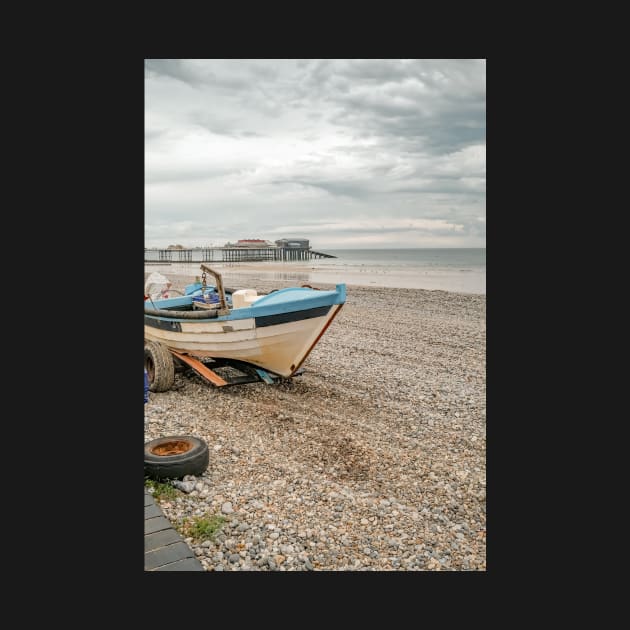 Traditional crab fishing boat on Cromer beach by yackers1