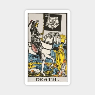 The Death tarot card Magnet