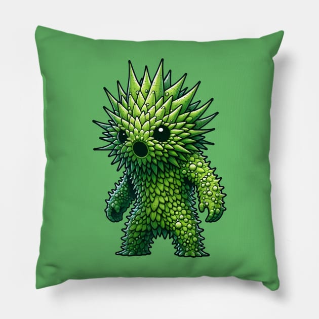 Mr. Aloe Vera Pillow by Lukaloo