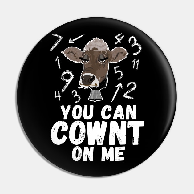 Grumpy brown farm cow YOU CAN COWNT on me Pin by TheWrightLife