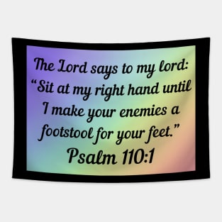 Bible Verse Psalm 110:1 Tapestry