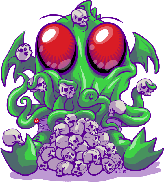 Lil' Cthulhu II Kids T-Shirt by cs3ink